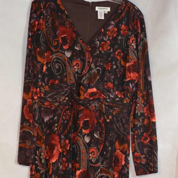 Coldwater Cree Floral Dress SZ 16 NNWOT - Picture 4 of 7